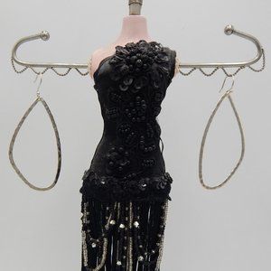 Silpada Earrings 2.5" Long Hammered Sterling Silver Lightweight Wires W2454